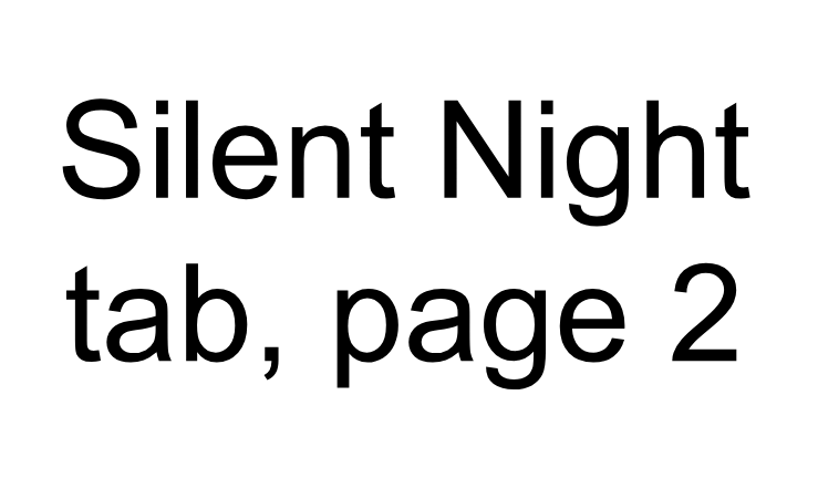 Silent Night page 2